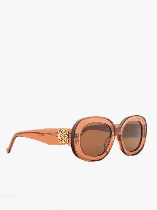 Loewe Accessories - Loewe LW40120U Blush Acetate Anagram Sunglasses